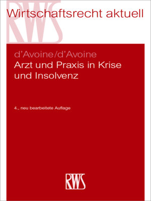 cover image of Arzt und Praxis in Krise und Insolvenz